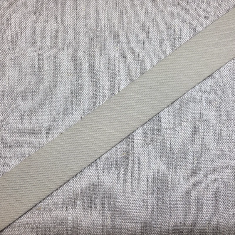 Skråband 30mm beige polyester/bomull'