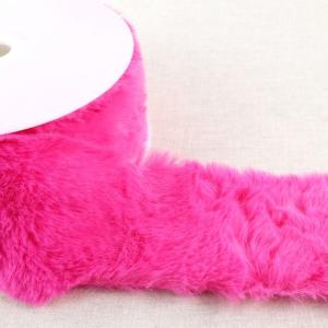 Fuskpäls 80 mm - Cerise