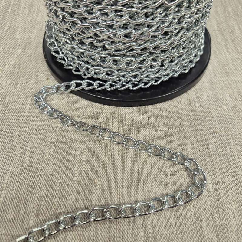 Metallkedja 7 mm - Silver