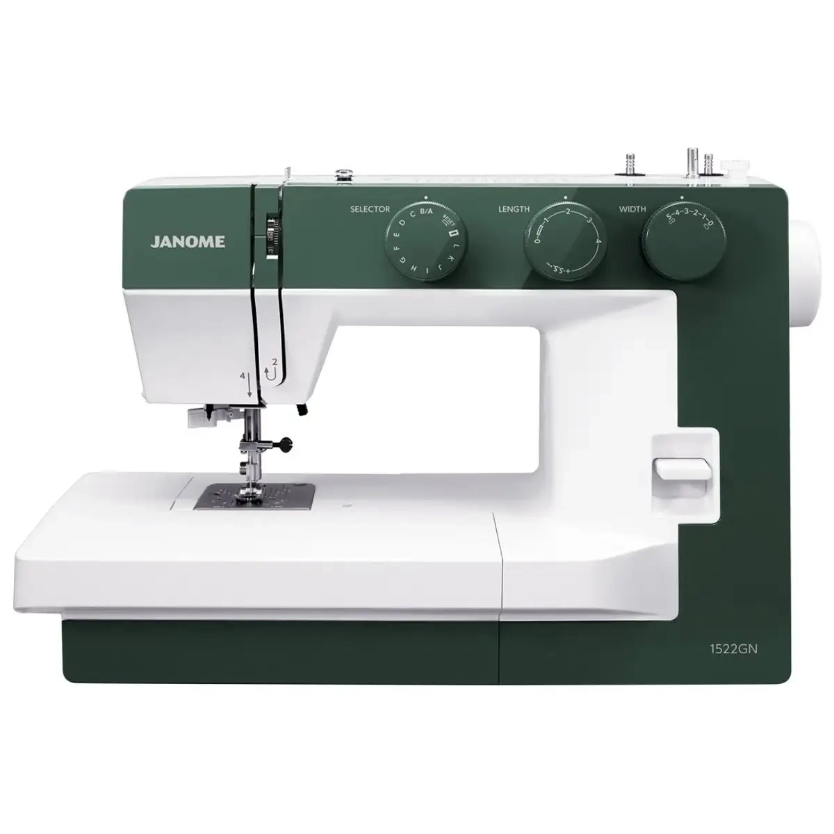 Janome 1522GN symaskin - mörkgrön