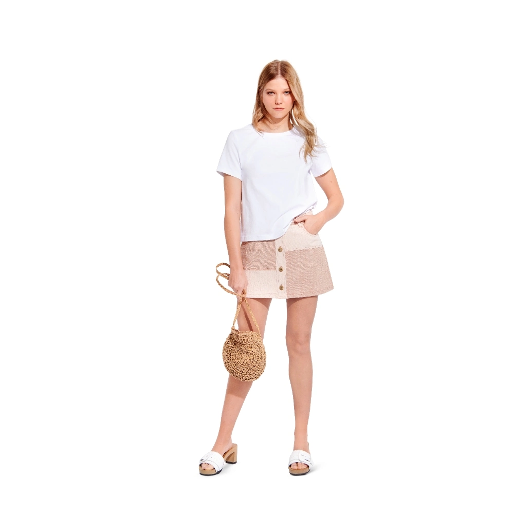 Burda 6010 topp dam, stl 34-48