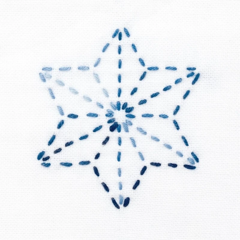 Sashikotråd 100 m Multi Indigo