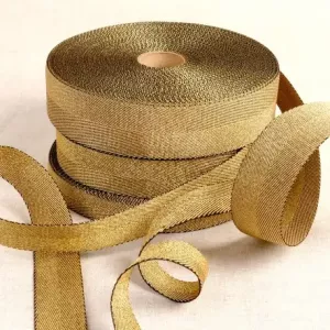 Väskband Metallic - Guld/Svart