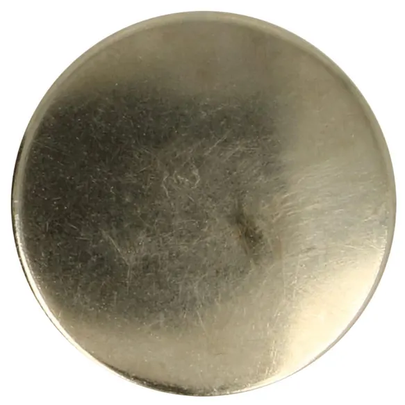 Jeansknapp 17mm slät silver