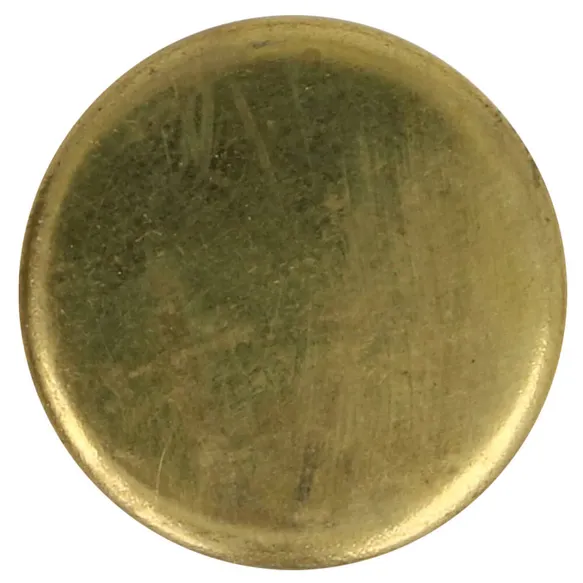 Jeansknapp 17mm slät guld