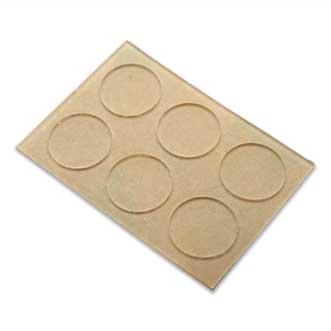 Antiglidtassar Till linjal. 24-pack