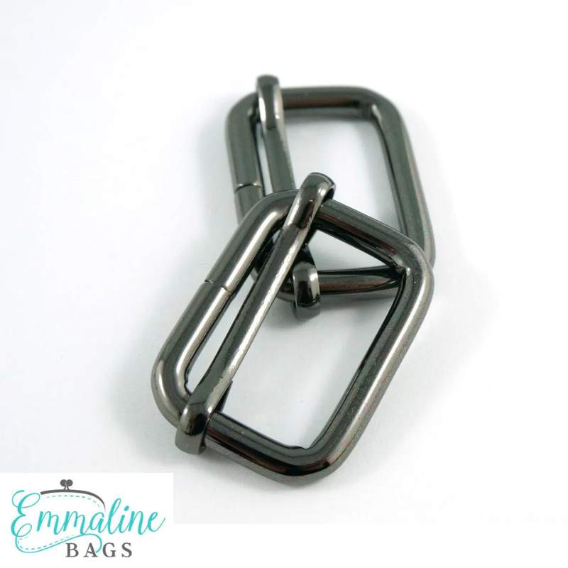 Reglagespännen Emmaline, 2-pack - 25 mm, gunmetal