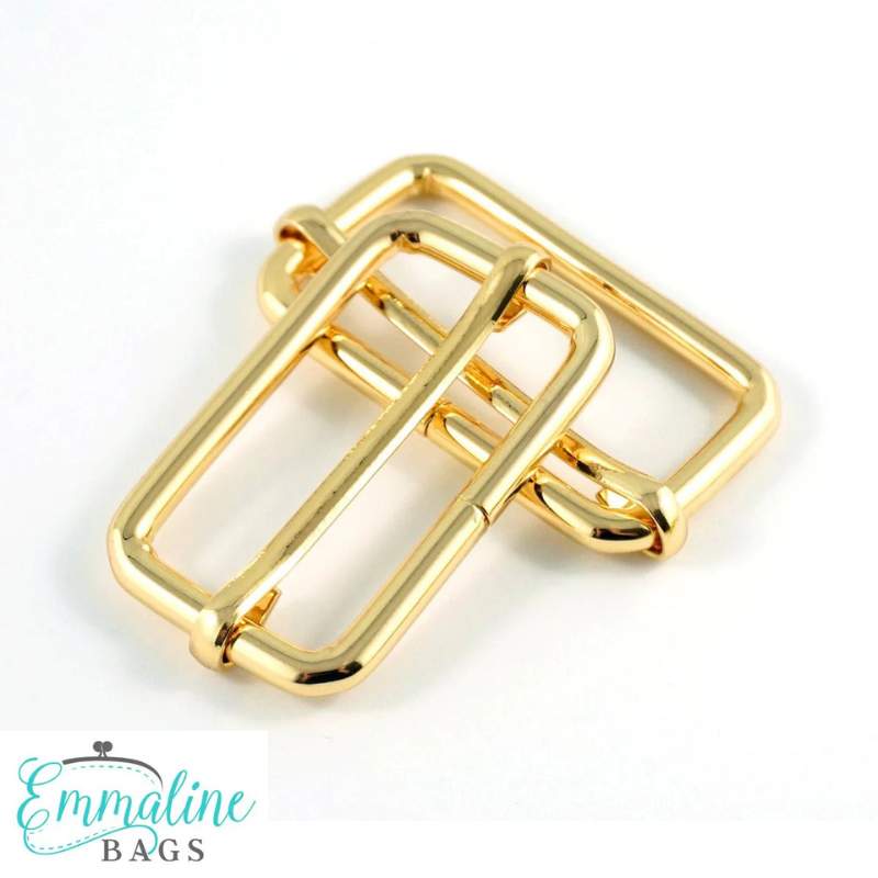 Reglagespännen Emmaline, 2-pack - 38 mm, guld
