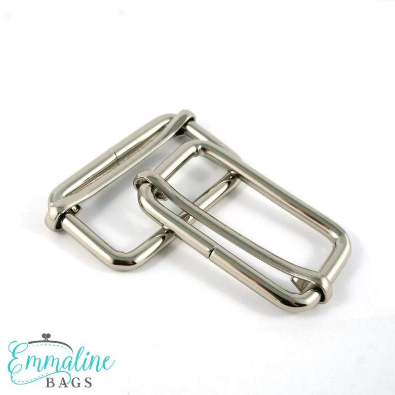 Reglagespännen Emmaline, 2-pack - 38 mm, nickel