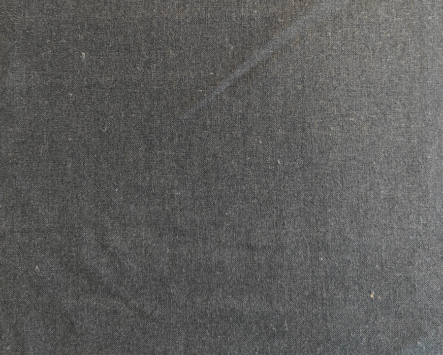 Canvas i viskos och hampa, mörkgrå, 106 cm