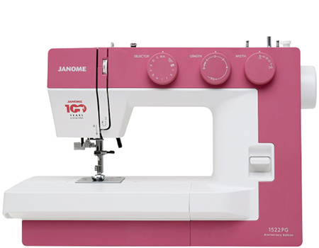 Janome 1522 Cherry Blossom Pink - Symaskin