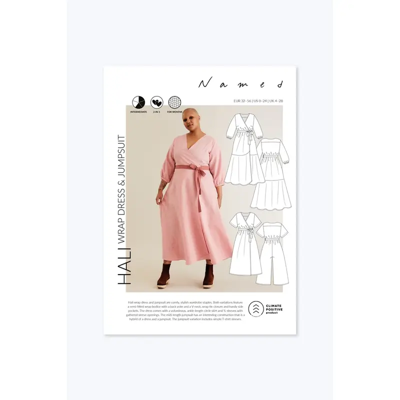 Hali Wrap Dress Jumpsuit