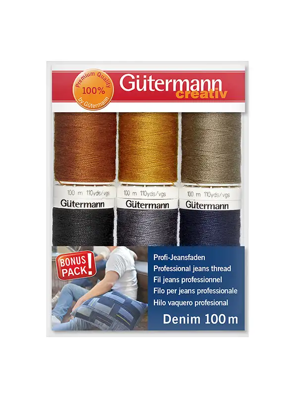 Trådset Denim 6 x 100m