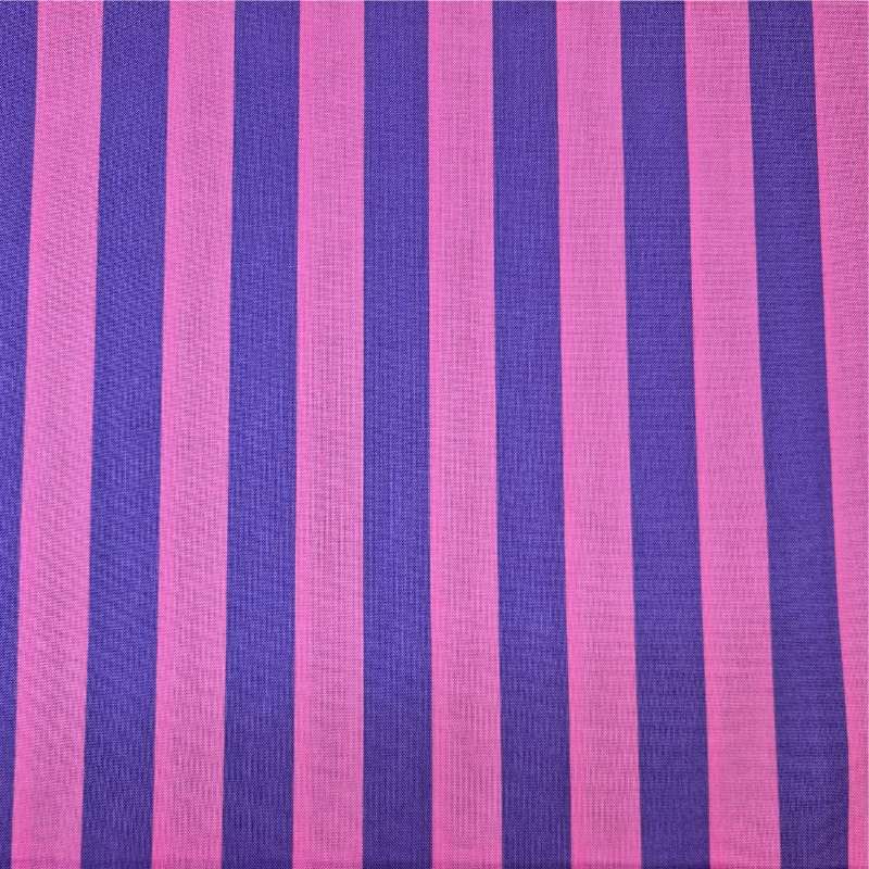 KOKKA Candy Party Stripe - Lila/rosa