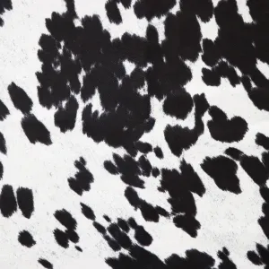 Fuskpäls Cow Cream Black, Sallie Tomato