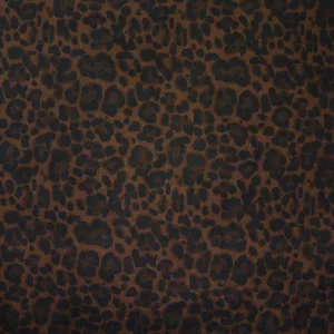 Fuskpäls Leopard Black Walnut, Sallie Tomato