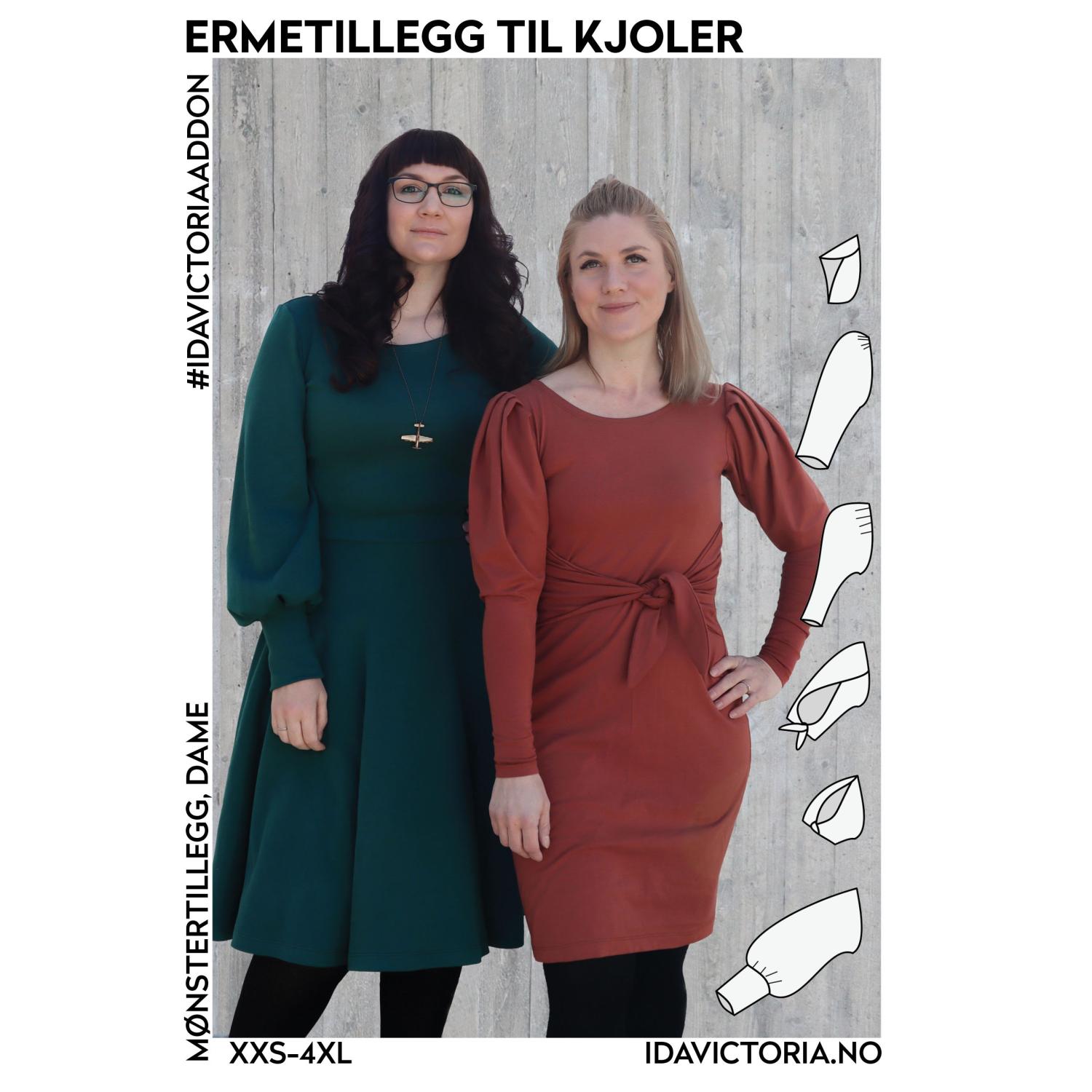 Ermetilleg til kjoler XXS-4XL