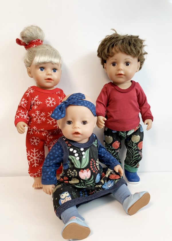 Sy till babydocka – 1. Basic jersey (43 cm) – Ida Victoria