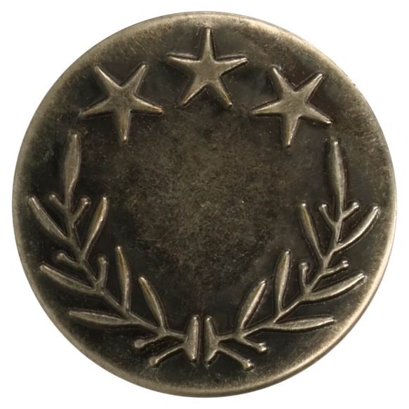 Jeansknapp 25 mm Mörk silver Lagerkrans