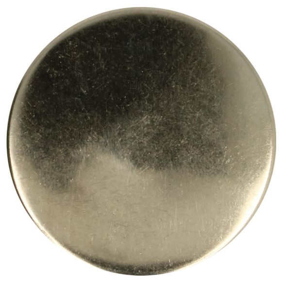 Jeansknapp 25 mm Silver Slät