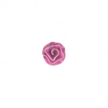 Rosknapp 22 mm Rosa