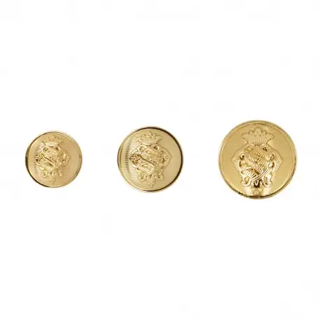 Metallknapp med hals - Kunglig symbol Roséguld