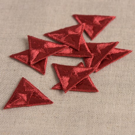 Applikation Triangel - Röd