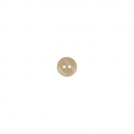 Knapp med försänkta hål 15 mm - Beige/Guld