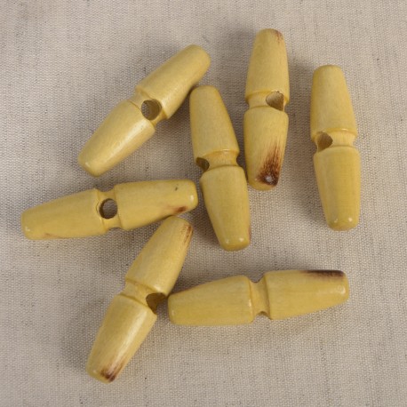 Duffelknapp Trä - 1 hål