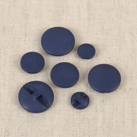 Klassisk knapp undersydd - Marinblå