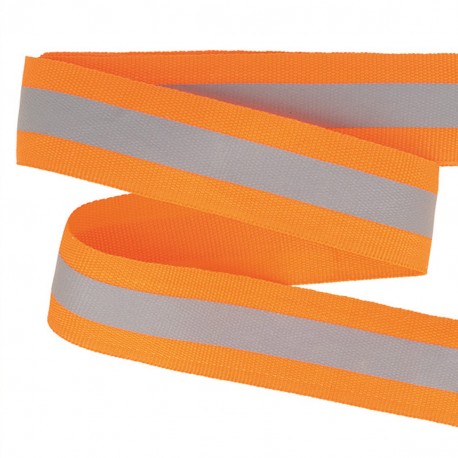 2m Reflexband 25mm - Orange
