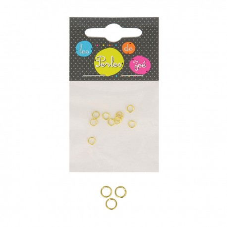 Öppningsbara Ringar – 6 mm 10-pack Guld