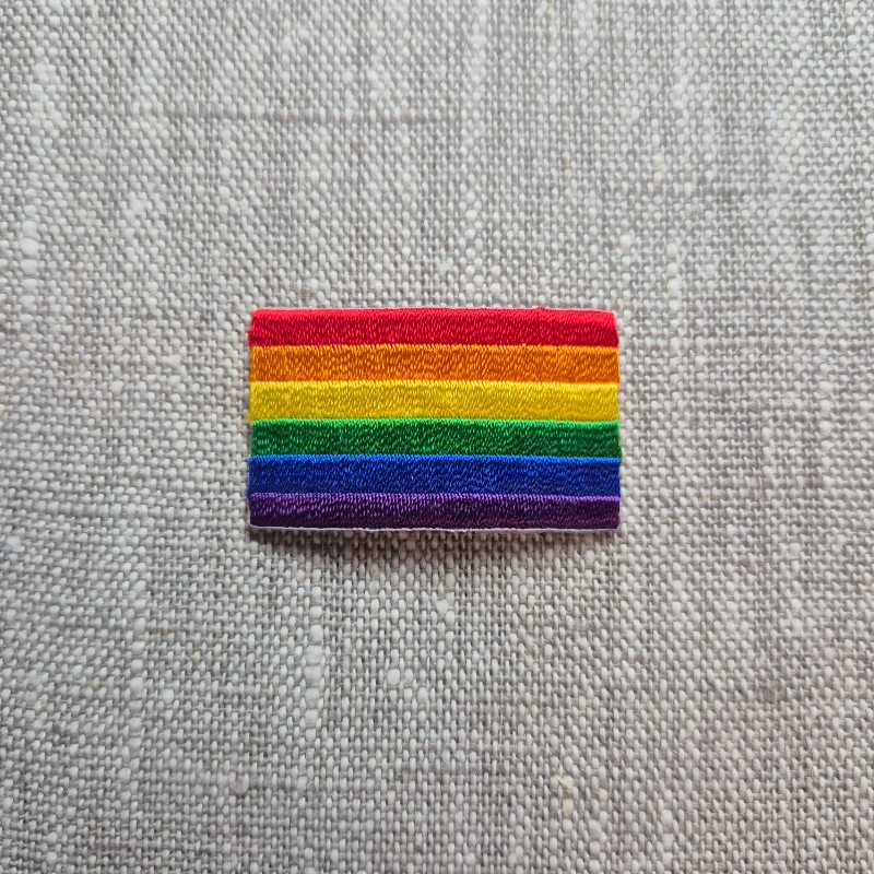 Tygmärke Regnbågsflagga