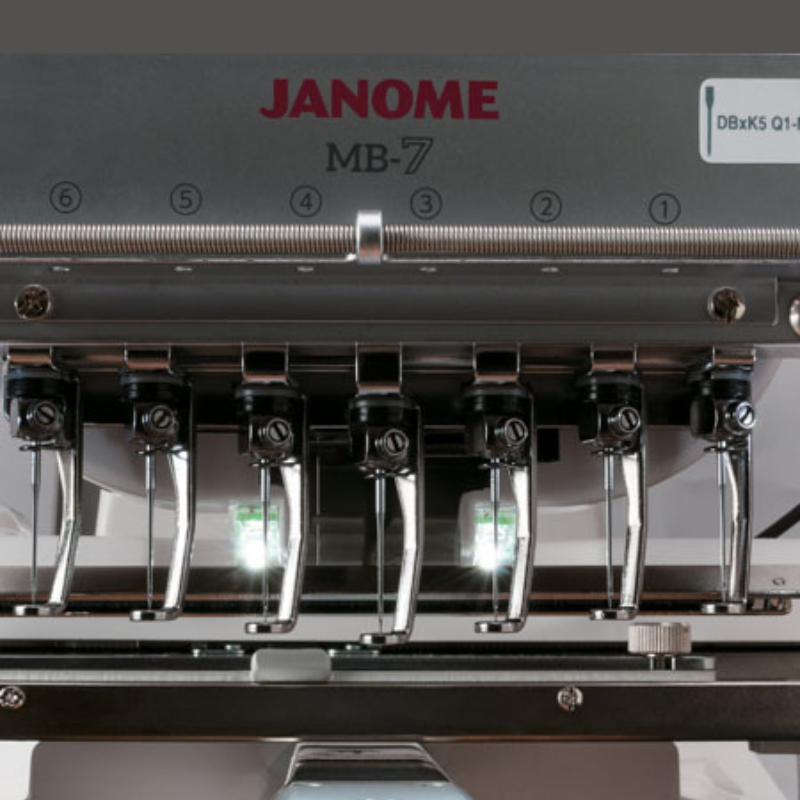 Janome MB7 - Broderimaskin med 7 nålar