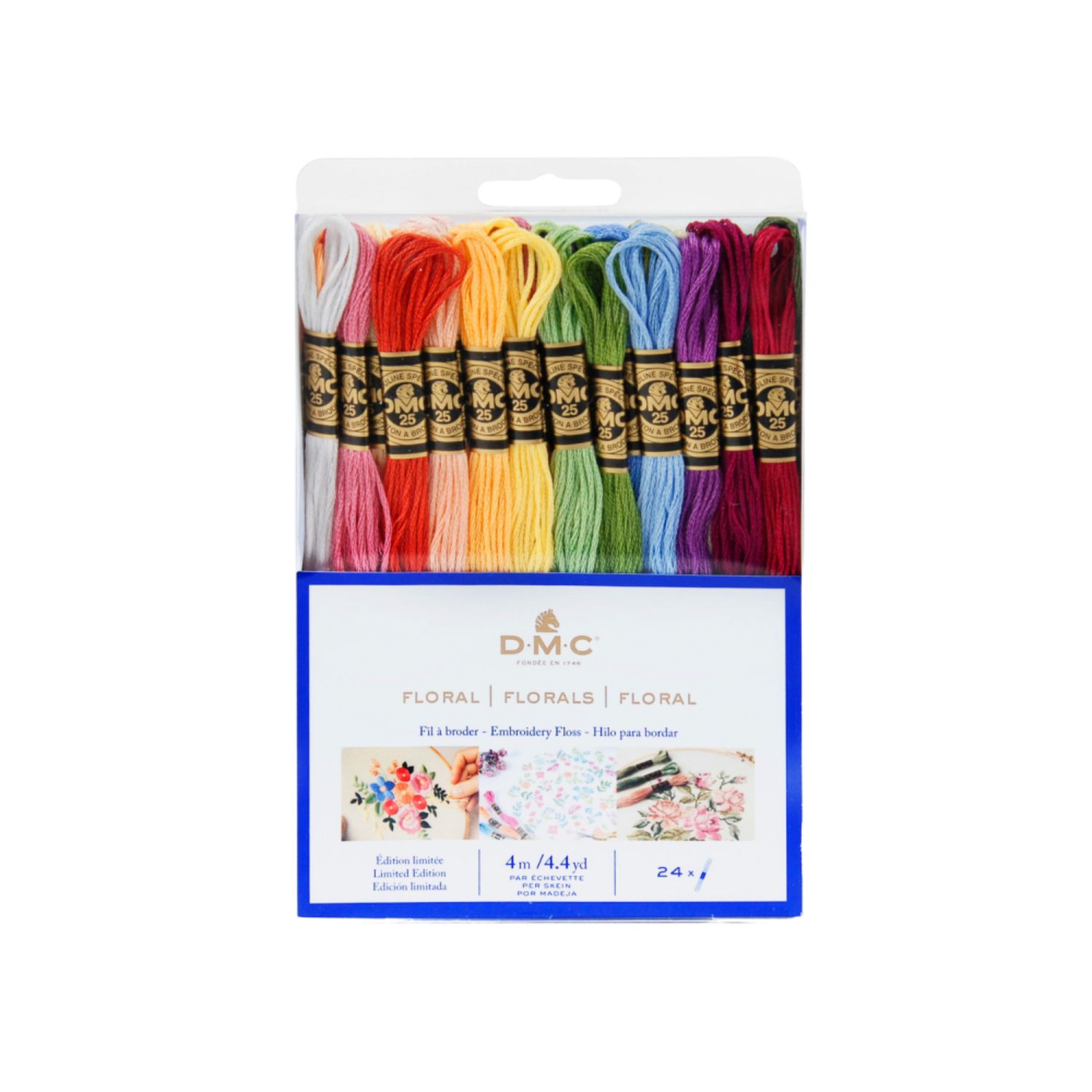 MOULINÉGARN 24 FÄRGER "BLOMSTER"