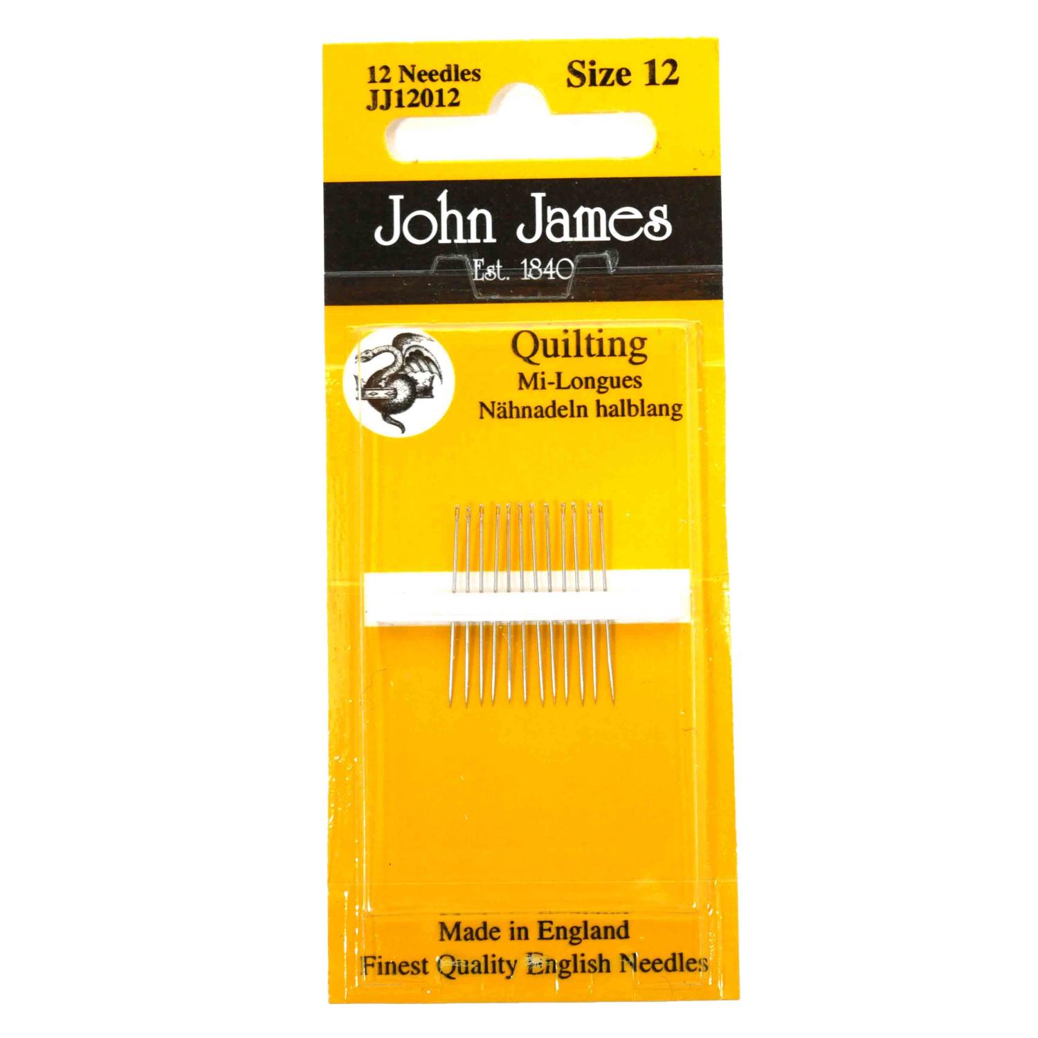 Quiltnålar Size 12 - John James