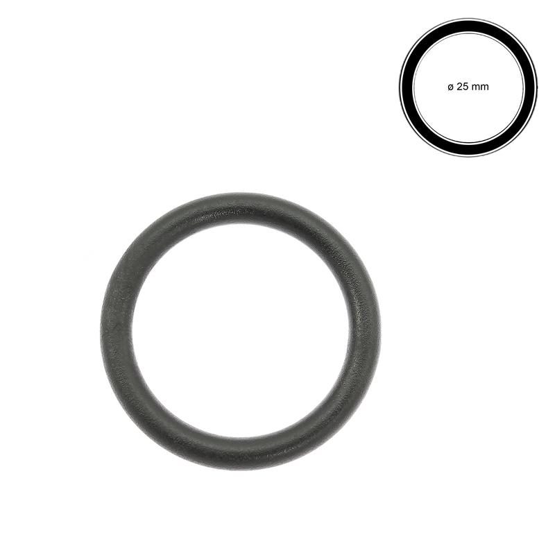 O-ring plast - Svart 25 mm