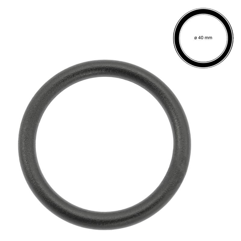 O-ring plast - Svart 40 mm