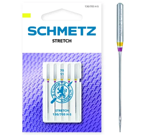 Stretchnålar 5 st - 75/11 - Schmetz