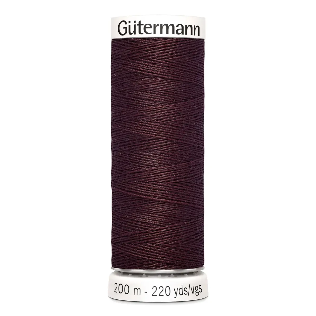Polyestertråd 200 m Mörk Vinröd / 175