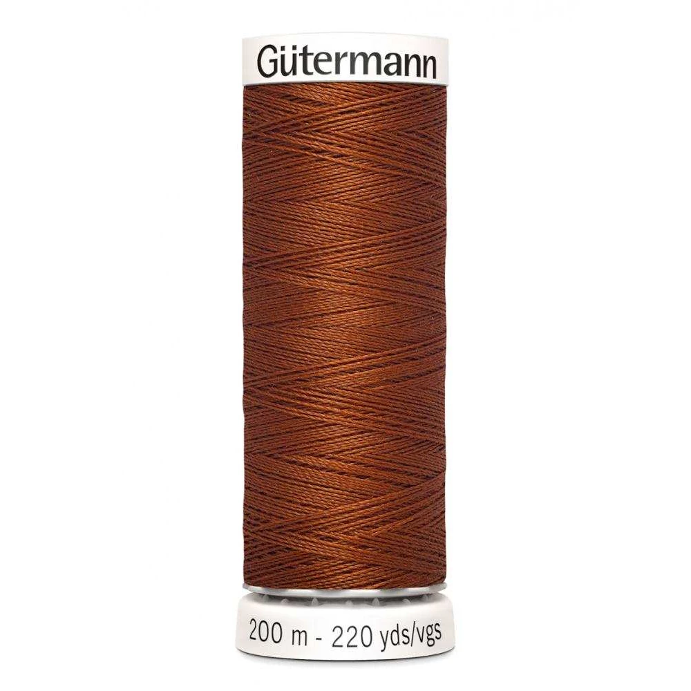Polyestertråd 200 m Mörk Terracotta / 934