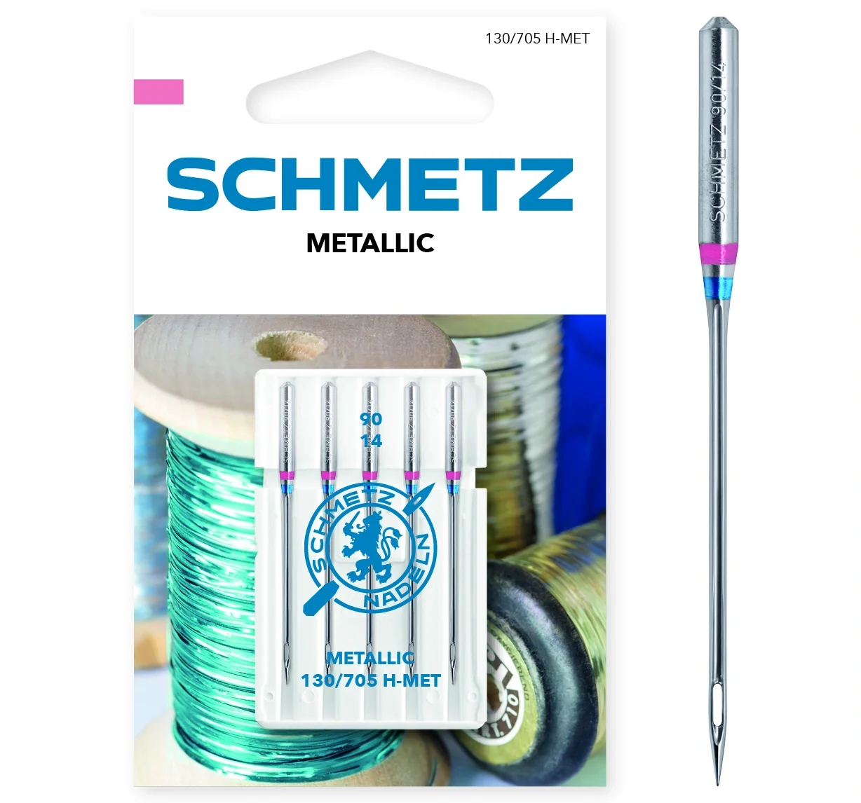 Metallicnålar - 90/14 - Schmetz