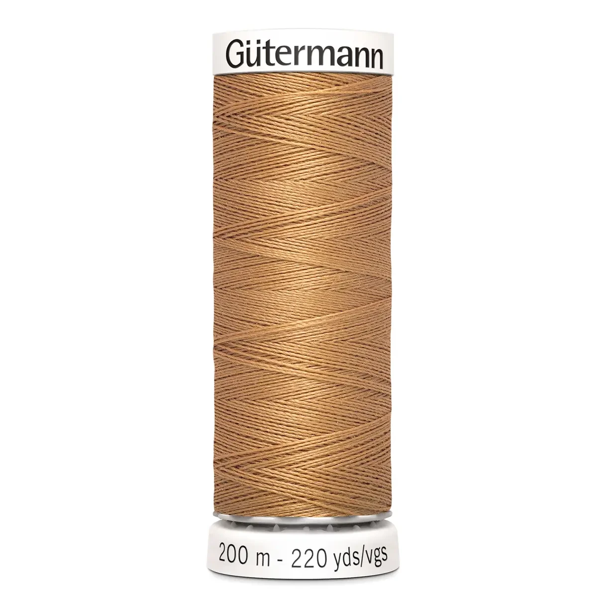 Polyestertråd 200 m Ljus Gyllenbrun / 307