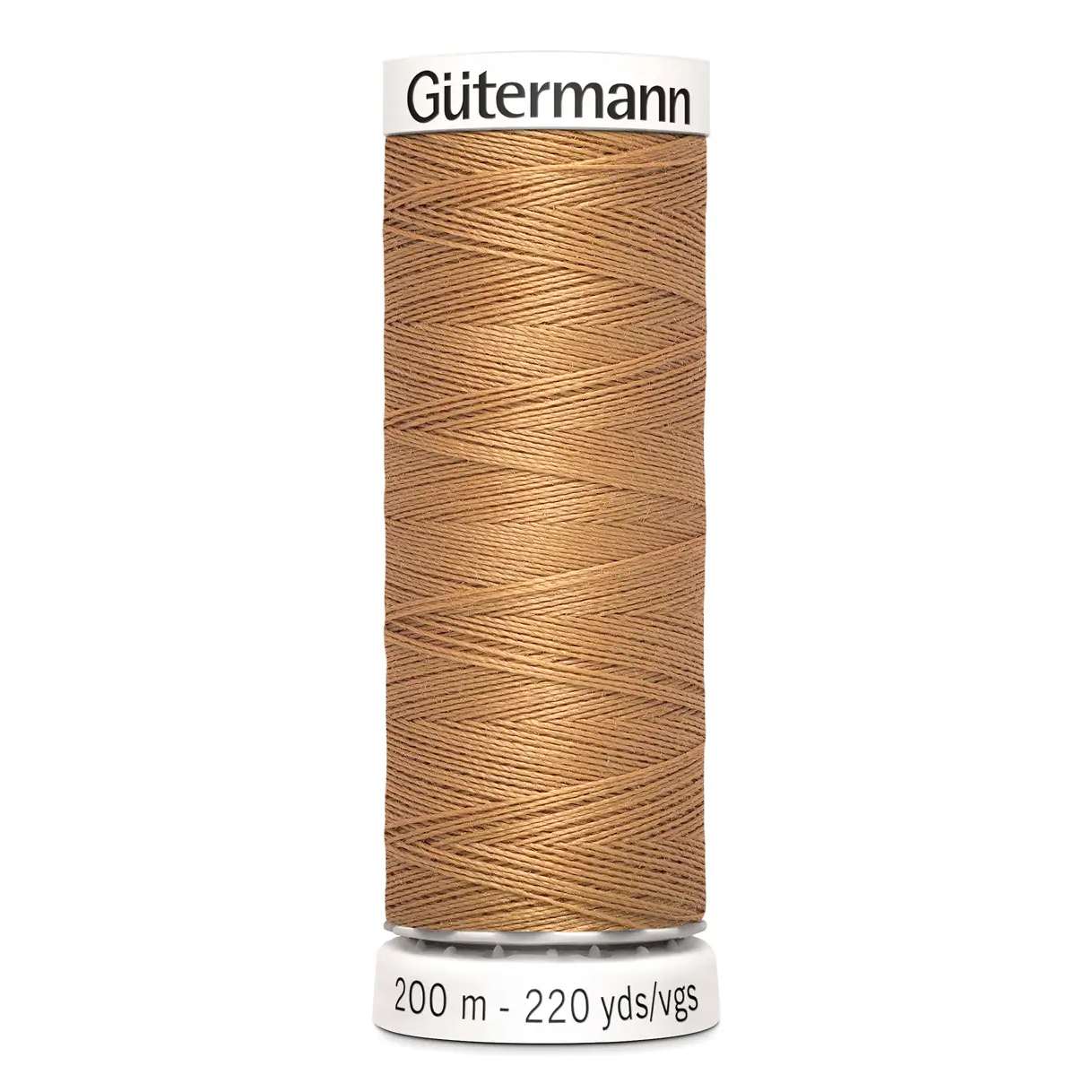 Polyestertråd 200 m Ljus Gyllenbrun / 307