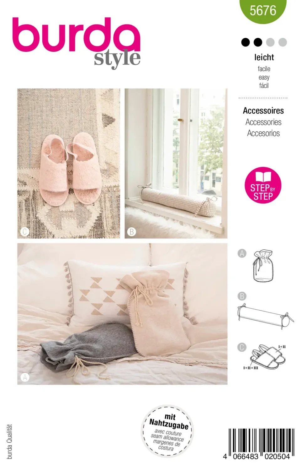 Burda 5676 - Accessoarer