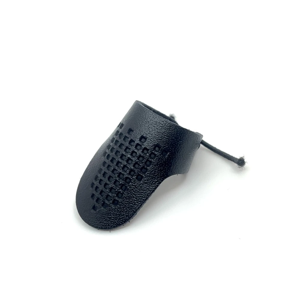 Sashiko fingerborg läder