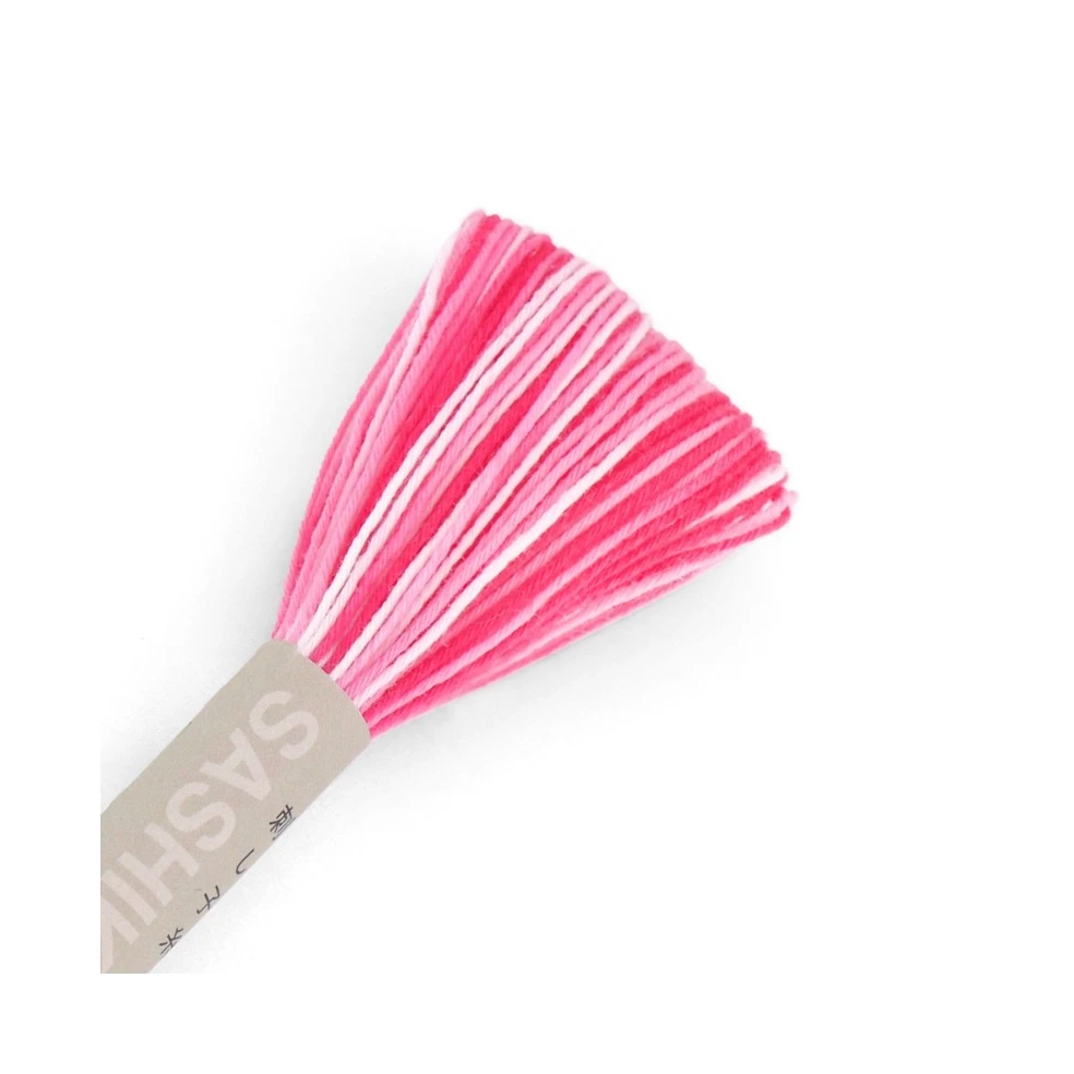 Sashikotråd 20 m Variegated Pink Candy