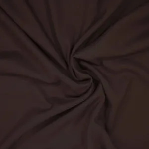 Vävd bambustretch - Mörkbrun