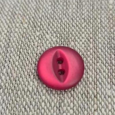 Kattögaknapp 15 mm - Cerise