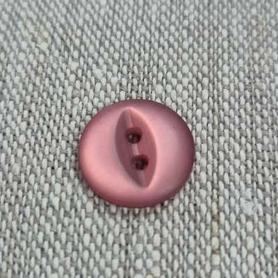 Kattögaknapp 15 mm - Rosa